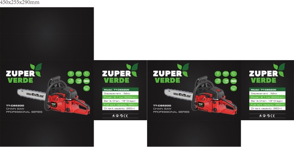 Motosierra Zuper Pro Xp Cs5200 